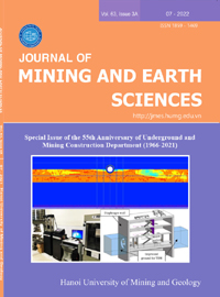 Vol 63, Issue 3a, [07 - 2022] - the 55th Anniversary of Underground and Mining Construction Department (1966-2021)